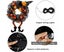 Halloween Decorations Wreaths with Witch Hat and Legs, Lighted LED Lights, Carousel 5