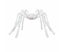 Giant Halloween Hairy Spider,Realistic Scary White Spider Props Decoration Carousel 1