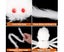 Giant Halloween Hairy Spider,Realistic Scary White Spider Props Decoration Carousel 5