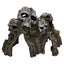 Aquatic Aquarium Decor Skull Mountain Fish Tank Ornament Medium 21x13x15cm Carousel 2