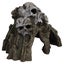 Aquatic Aquarium Decor Skull Mountain Fish Tank Ornament Medium 21x13x15cm Carousel 3