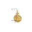 14k Yellow Gold Saint Christopher Medal Charm, 13x8mm Carousel 4