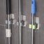 304 Stainless Steel Mop Broom Holder Self Adhesive Wall Mounted Storage Organize Carousel 4