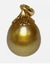 10.7 x 12mm Natural Deep Golden Philippines Pearl Pendant Carousel 7