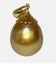 10.7 x 12mm Natural Deep Golden Philippines Pearl Pendant Carousel 9