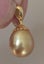 10.7 x 12mm Natural Deep Golden Philippines Pearl Pendant Carousel 10