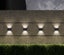 1 Pcs 10 LED Solar Convex Lens Wall Light - White Carousel 2