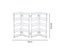 Foldable Jewelry Organizer Display Jewelry Display Stand for Bracelets Home Carousel 7