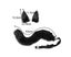 Faux Fur Cat Fox Wolf Furry Tail and Clip Ears for Halloween Party Costume Carousel 2