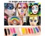Face Paint Kit With 15 Colors,4 Stencils,2 Brushes.Water Based Easy To Remo Carousel 4