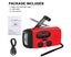 Emergency Hand Crank Radio with LED Flashlight and 2000mAh Power Bank Phone Carousel 9