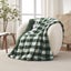 Dreamaker Gingham Plush Heated Throw Green - 130x160cm Carousel 1