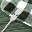 Dreamaker Gingham Plush Heated Throw Green - 130x160cm Carousel 7