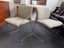 Pair of vintage wool and chrome chairs Carousel 11