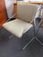 Pair of vintage wool and chrome chairs Carousel 12