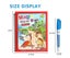 3 Pcs Reusable Coloring Book Magic Water Drawing Book Sensory Early Education To Carousel 4