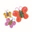 4M Craft French Knit Butterfly Kit Carousel 1
