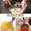 Silicone Whisk, Stainless Steel Wire Whisk Set Of 3 -balloon Egg Beater Perfect Carousel 4
