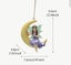 Beautiful hanging Fairy sitting on a moon (SKU FM) Carousel 3