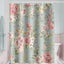Pink Rose Flowers Shower Curtain With 12 Hooks Green Waterproof Mildew Resistant Carousel 4
