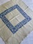 A perfect vintage thick ecru embroidered vintage Linen Tablecloth Carousel 5