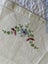 A sweet little thick linen embroidered HUCKABACK Towel Carousel 2