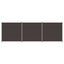 NZ LOCAL STOCK-3-panel Room Divider Brown 525x180 Cm Fabric Tpbxik Carousel 3