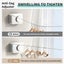 Retractable Clothesline Wall Mounted Clothes Drying Laundry Line Carousel 10