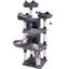 Cat Tree Large Cat House Plush Cat Tower with Caves Condos Platforms Carousel 7