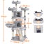Cat Tree Large Cat House Plush Cat Tower with Caves Condos Platforms Carousel 2