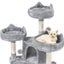 Cat Tree Large Cat House Plush Cat Tower with Caves Condos Platforms Carousel 4