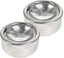 2 Pieces Stainless Steel Ashtray with Lid - Windproof Rotating Wind Ashtray for Carousel 1
