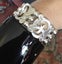 Taxco Sterling Silver VINTAGE Mexico Bracelet (80 grams) Carousel 10