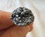 1970s Chunky Vintage Sparkling Smokey Grey Pyrite Mineral Ring * Size adjustable Carousel 3