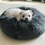 Dog Cat Pet Calming Bed Warm Soft Plush Round Nest Comfy Sleeping Kennel Ca Carousel 2