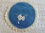 A lovely vintage hand embroidered Linen Doily hand crocheted edging Carousel 1