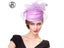 FS Wedding Church Red Hats Fascinators For Woman With Feather Veil Cocktail Carousel 4