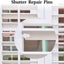 30pcs Fixed Loaded Replacement Pins for Plantation Shutter Louver Repair Pin A Carousel 5