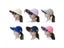 Womens Ladies Summer Wide Brim Foldable Sun Hat Anti-UV Beach Visor Caps Hats Carousel 8