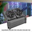 Mini Aquarium Cooling Fan Fish Tank Mute Chiller Marine Pond Fan Carousel 3