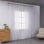 2 Panel Sheer Curtains 140cmx213cm Bedroom Rod Pocket Window Sheer Voile Curtain Carousel 3