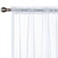 2 Panel Sheer Curtains 140cmx213cm Bedroom Rod Pocket Window Sheer Voile Curtain Carousel 8