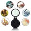 5X Folding Magnifying Glass Mini Pocket Magnifier Monocle for Reading Maps Menus Carousel 2