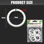 100x Curtain Split Rings Hooks Window Multipurpose Metal Plastic Clips Rings ... Carousel 3