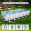 Swimming Pool Bath Spa Set 7.32m x 3.66m x 1.32m Carousel 6