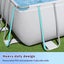 Swimming Pool Bath Spa Set 7.32m x 3.66m x 1.32m Carousel 8
