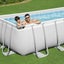 Swimming Pool Bath Spa Set 7.32m x 3.66m x 1.32m Carousel 11