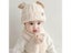 Baby Boys Girls Plush Knitted Hat Scarf Set Winter Cap Bear Ear Carousel 7