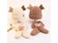 Baby Boys Girls Plush Knitted Hat Scarf Set Winter Cap Bear Ear Carousel 8