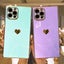Compatible With Iphone 13 Pro Max Case, Square Cute Luxury Electroplate Edge Bum Carousel 4